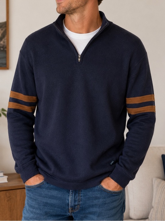 Kuhl Other - KÜHL Interceptr Merino Wool Quarter Zip Pullover Navy Sweater Men’s Large